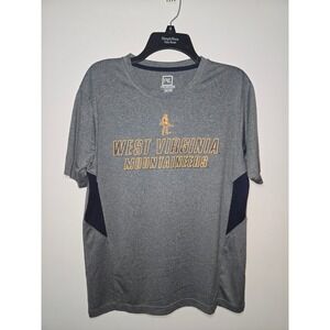 West‎ Virginia University Men's Dri-Fit T-Shirt Gray Size Large